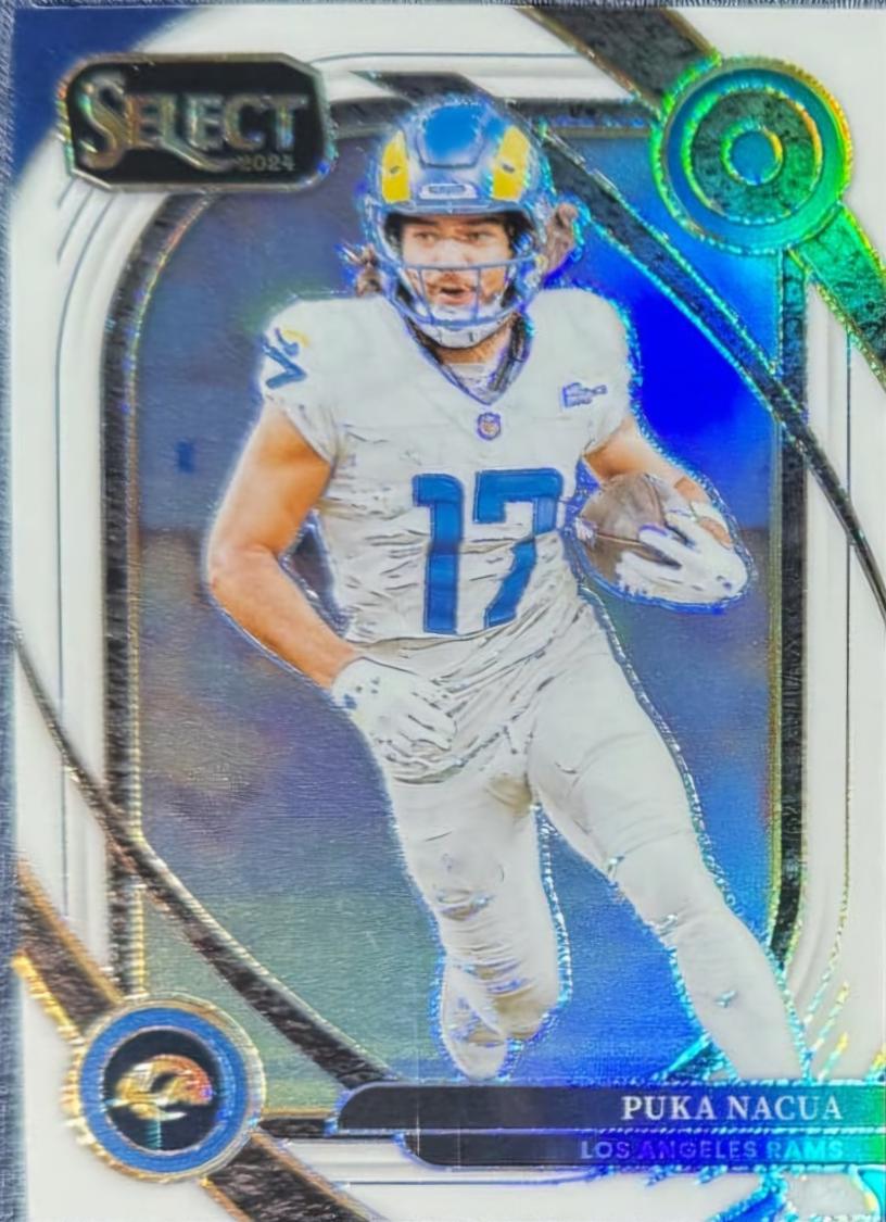 2024 Panini Select Puka Nacua [White Prizm] #287 card
