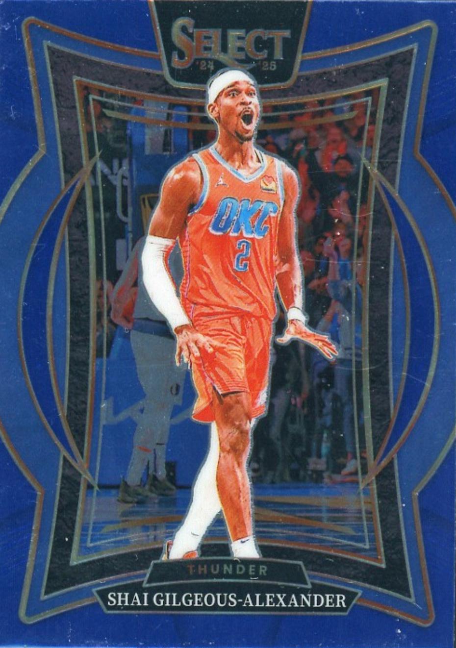2024 Panini Select Shai Gilgeous-Alexander [Blue] #36 card