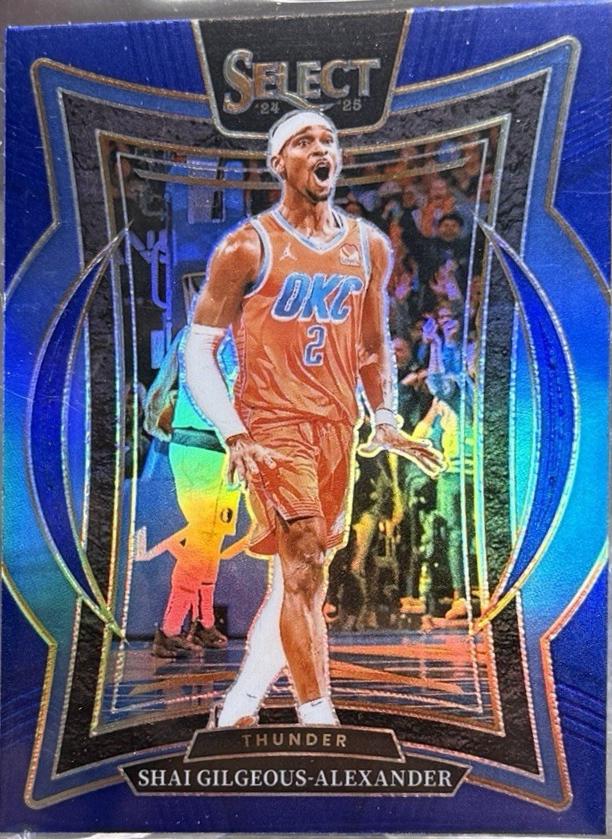 2024 Panini Select Shai Gilgeous-Alexander [Blue Prizm] #36 card