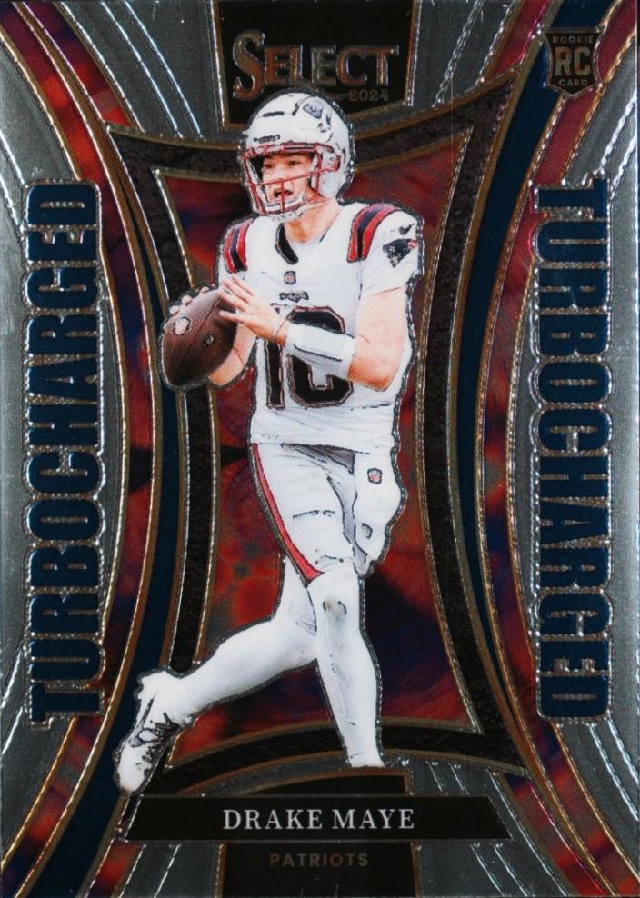 2024 Panini Select Turbocharged Drake Maye #24 card