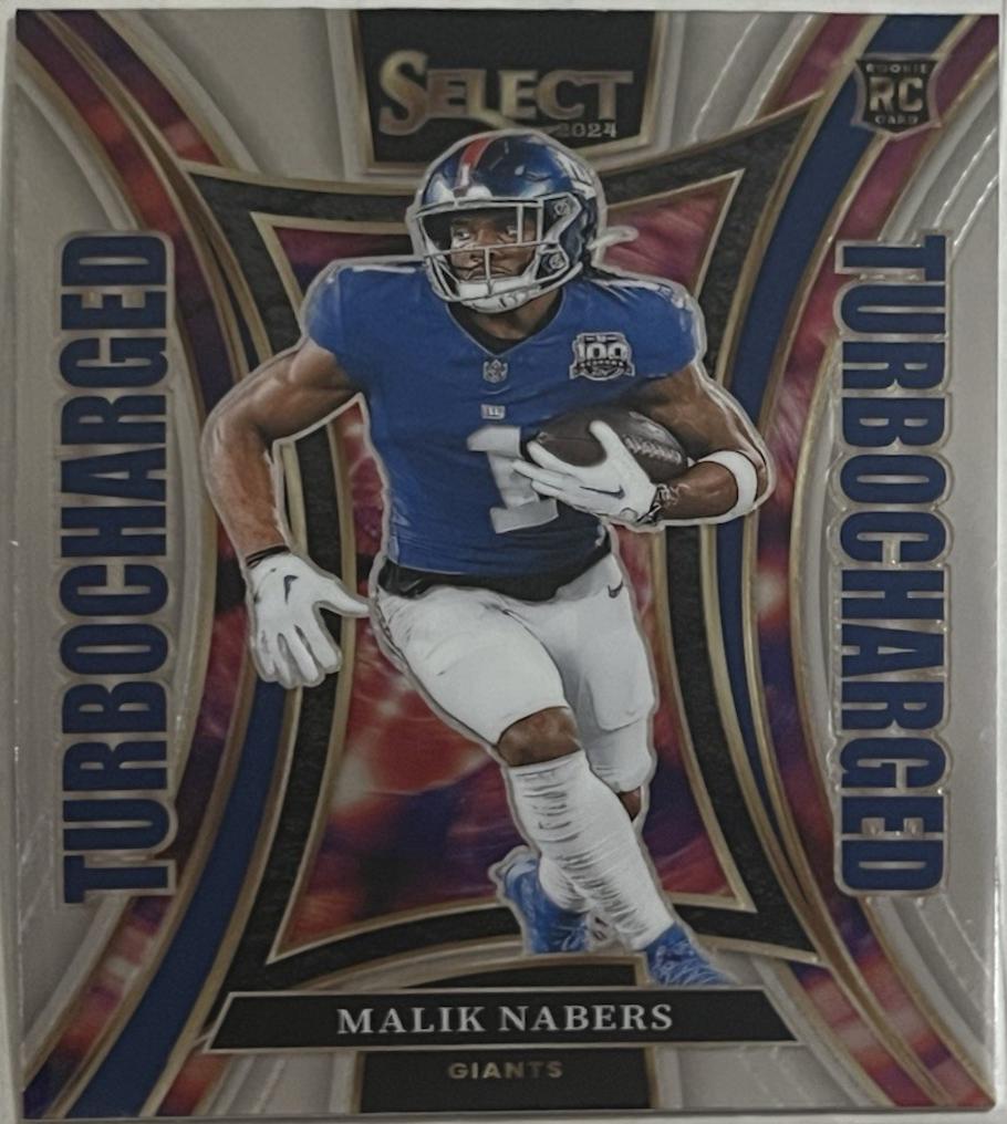 2024 Panini Select Turbocharged Malik Nabers #15 card