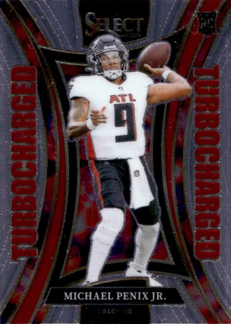 2024 Panini Select Turbocharged Michael Penix Jr. #21 card