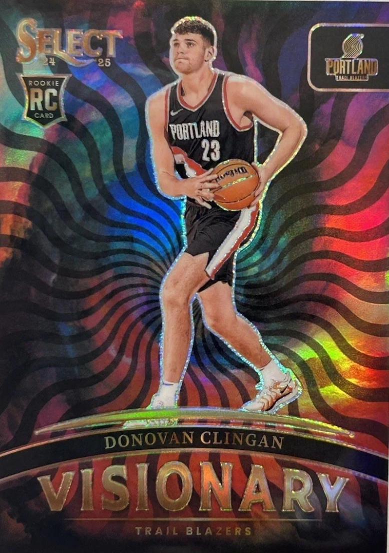 2024 Panini Select Visionary Donovan Clingan #12 card