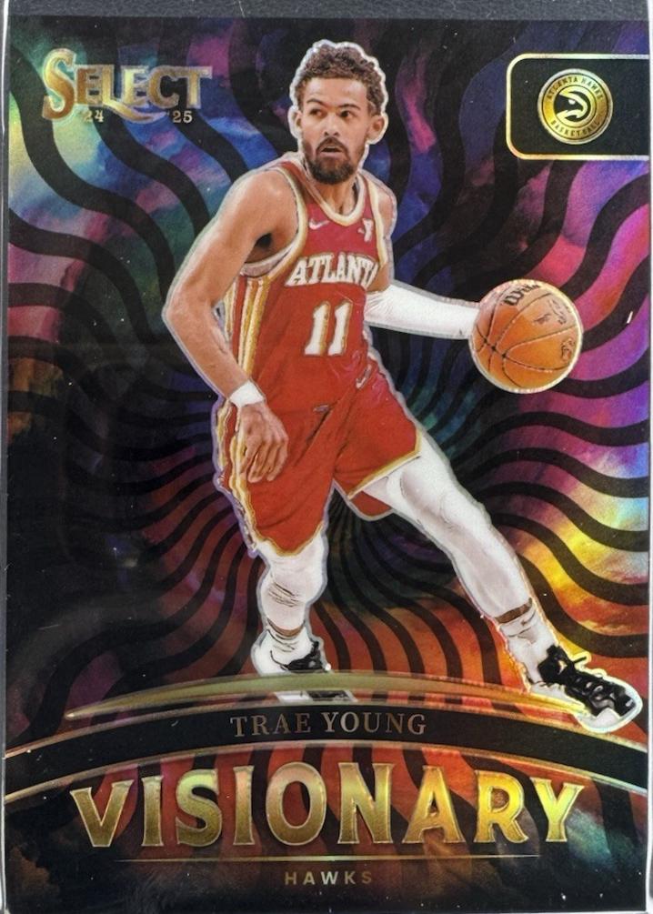2024 Panini Select Visionary Trae Young #25 card