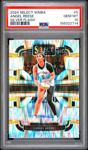 2024 Panini Select WNBA Angel Reese [Silver Flash Prizm] #5 card