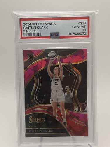 2024 Panini Select WNBA Caitlin Clark [Pink Ice Prizm] #218 card