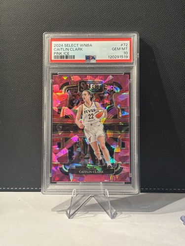 2024 Panini Select WNBA Caitlin Clark [Pink Ice Prizm] #72 card