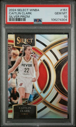 2024 Panini Select WNBA Caitlin Clark [Silver Prizm] #151 card