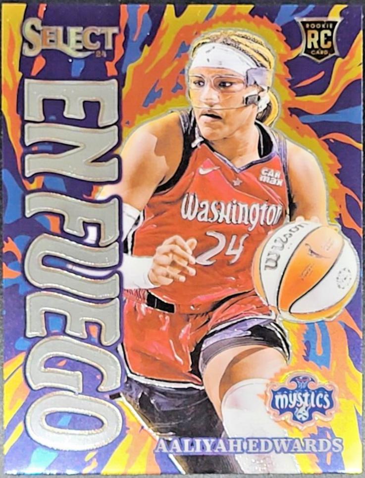 2024 Panini Select WNBA En Fuego Aaliyah Edwards #1 card