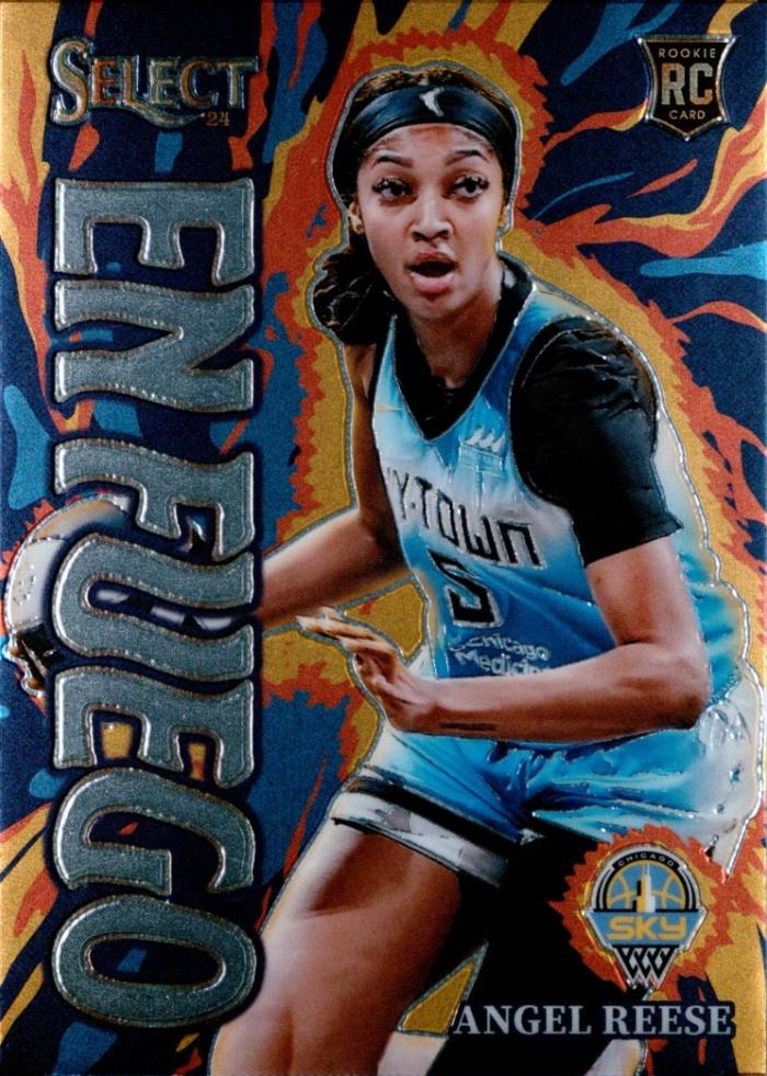 2024 Panini Select WNBA En Fuego Angel Reese #8 card