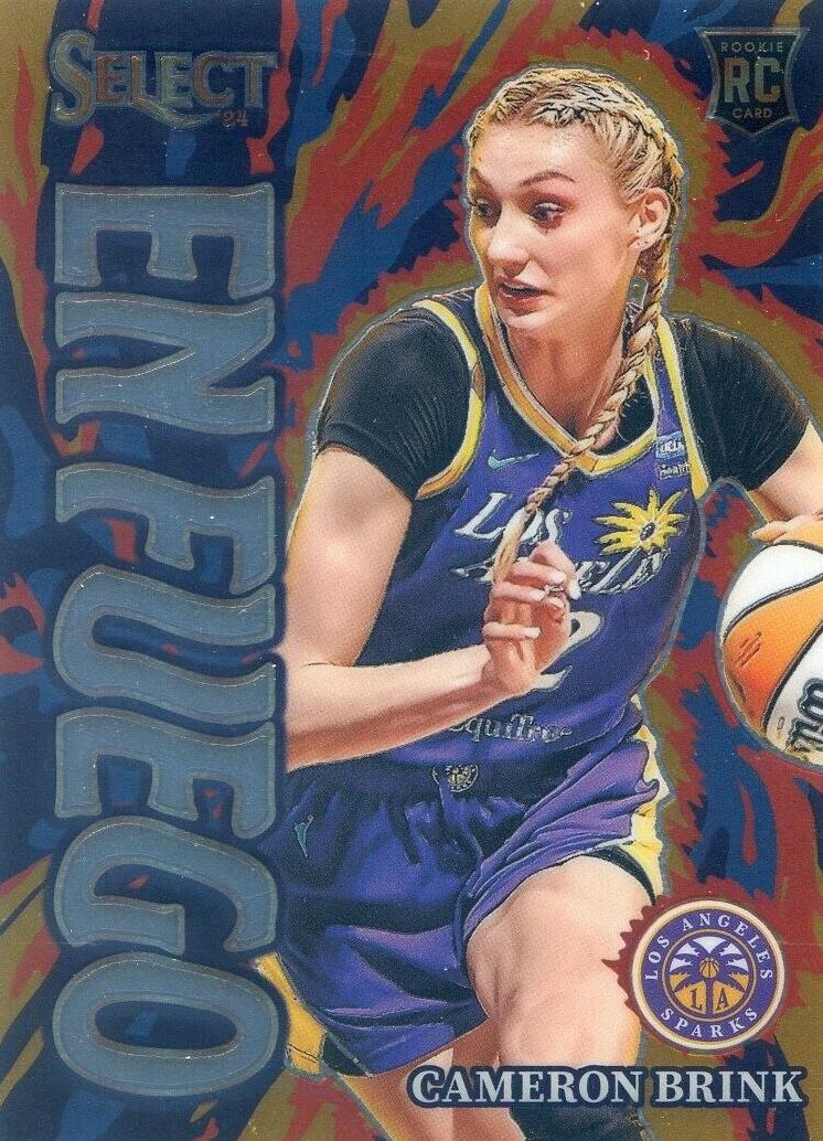 2024 Panini Select WNBA En Fuego Cameron Brink #5 card