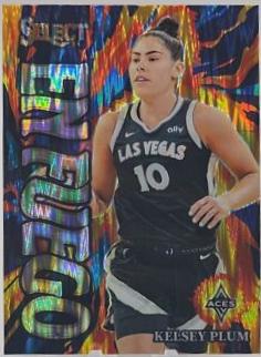 2024 Panini Select WNBA En Fuego Kelsey Plum [Flash Prizm] #6 card