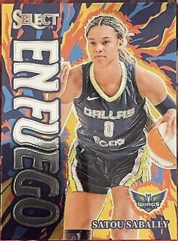 2024 Panini Select WNBA En Fuego Satou Sabally #13 card