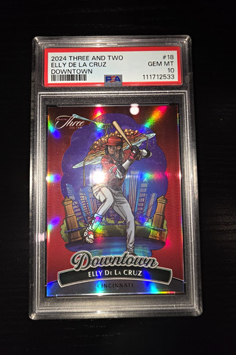 2024 Panini Three and Two Downtown Elly De La Cruz #18 card