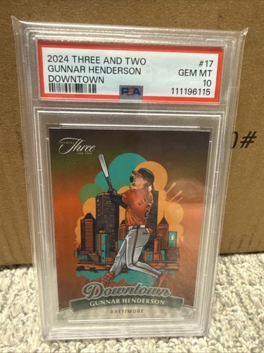 2024 Panini Three and Two Downtown Gunnar Henderson #17 card