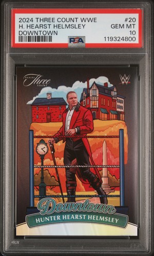 2024 Panini Three Count WWE Downtown Hunter Hearst Helmsley #20 card