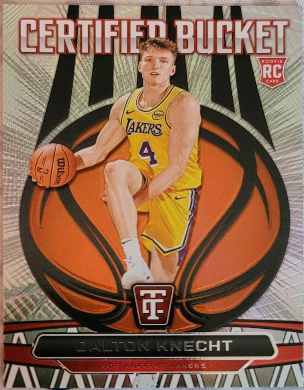 2024 Panini Totally Certified Bucket Dalton Knecht #7 card