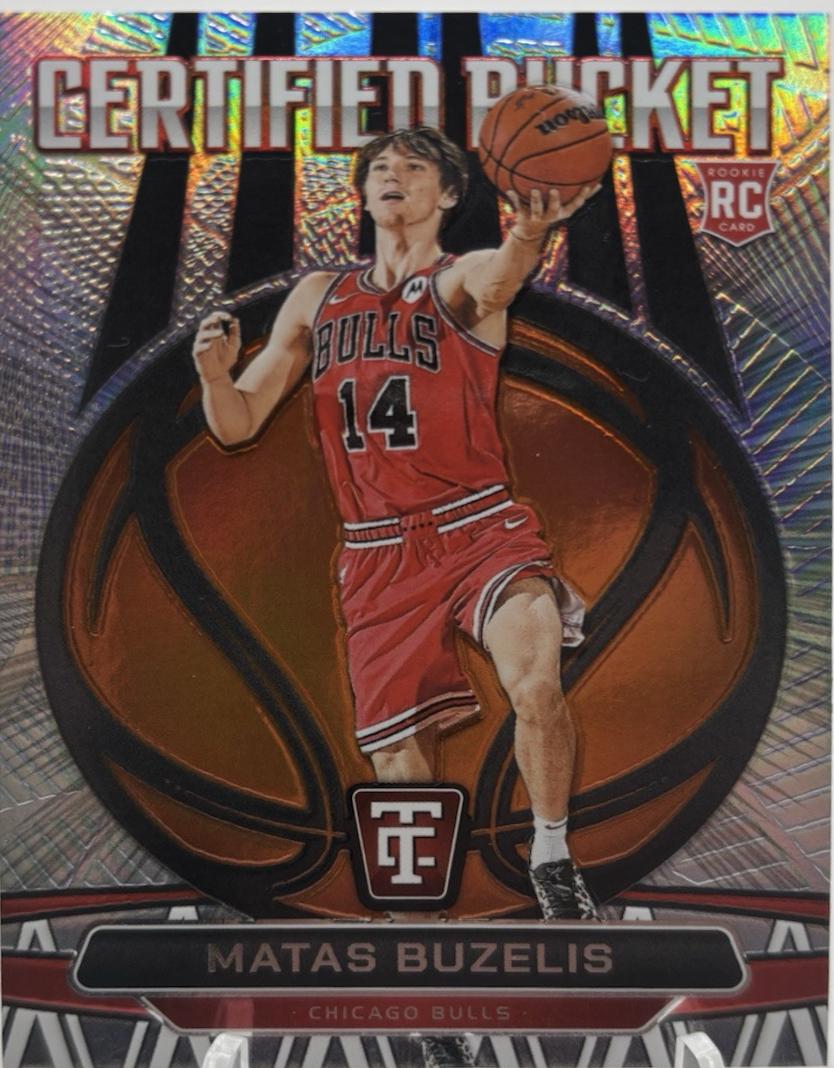 2024 Panini Totally Certified Bucket Matas Buzelis #4 card
