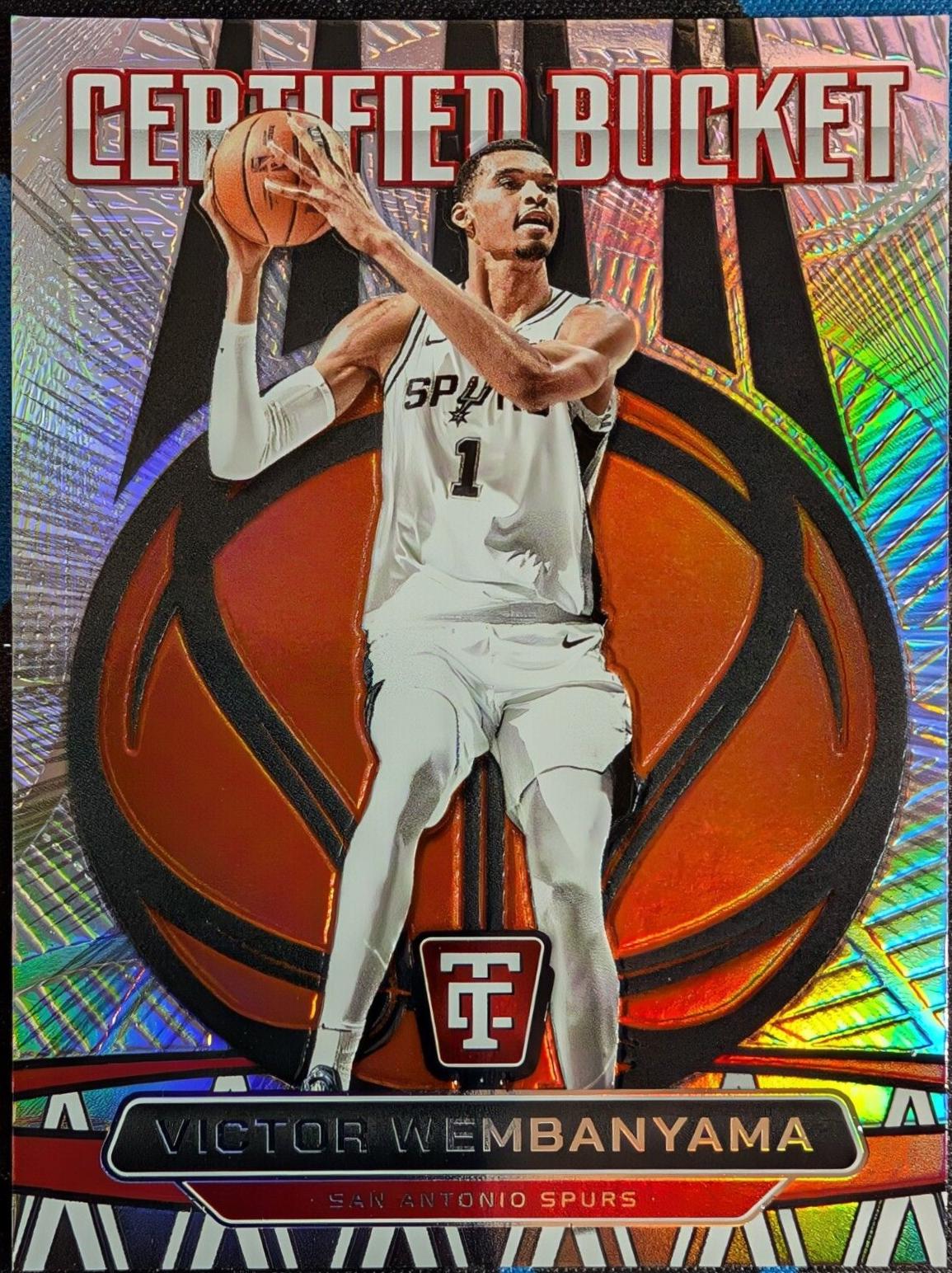 2024 Panini Totally Certified Bucket Victor Wembanyama #13 card