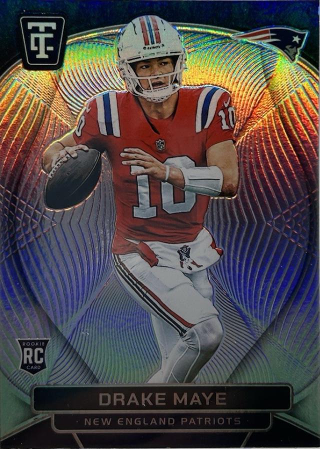 2024 Panini Totally Certified Drake Maye [Mirror] #121 card