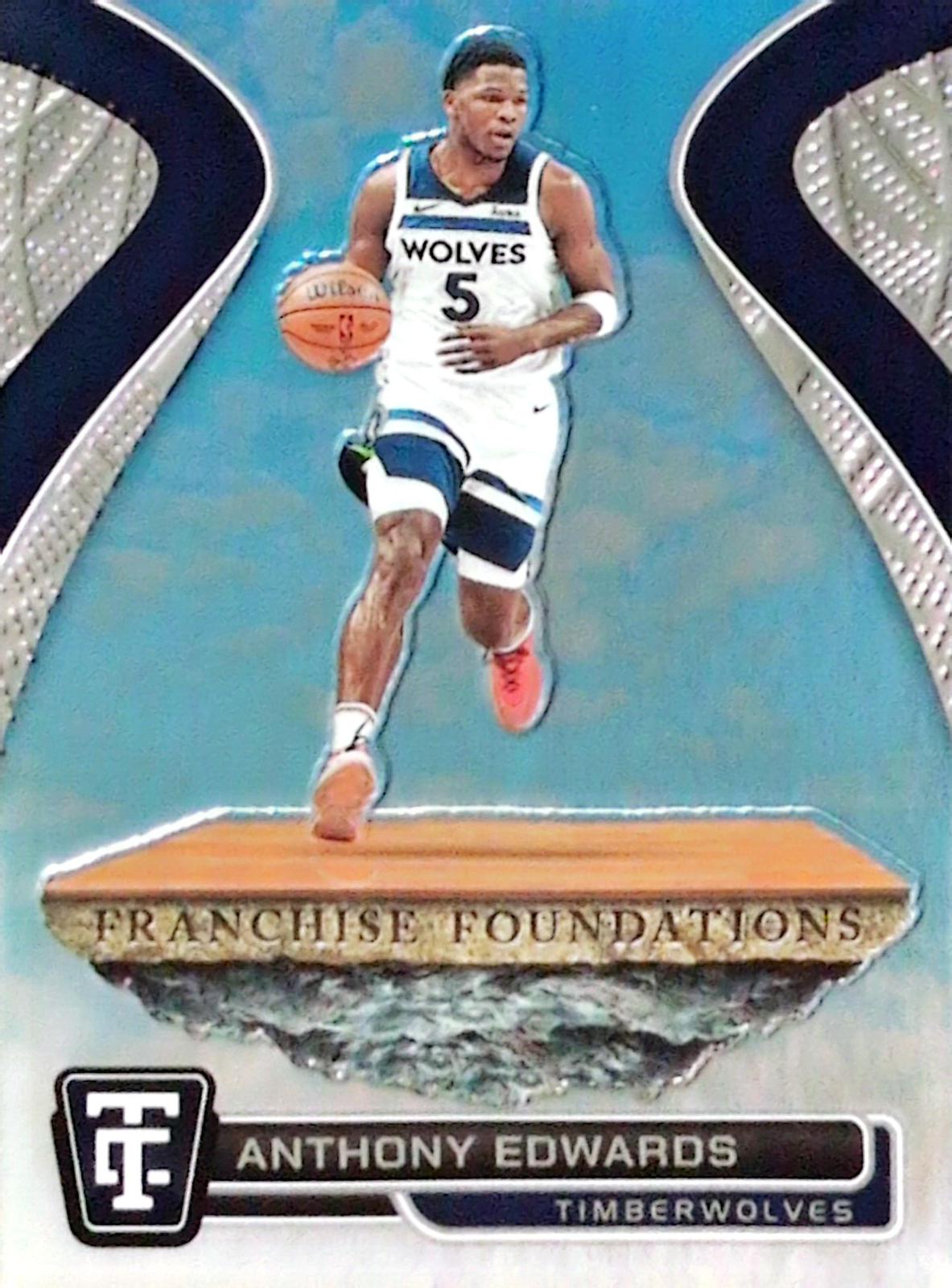 2024 Panini Totally Certified Franchise Foundations Anthony Edwards [Mirror] #4 card