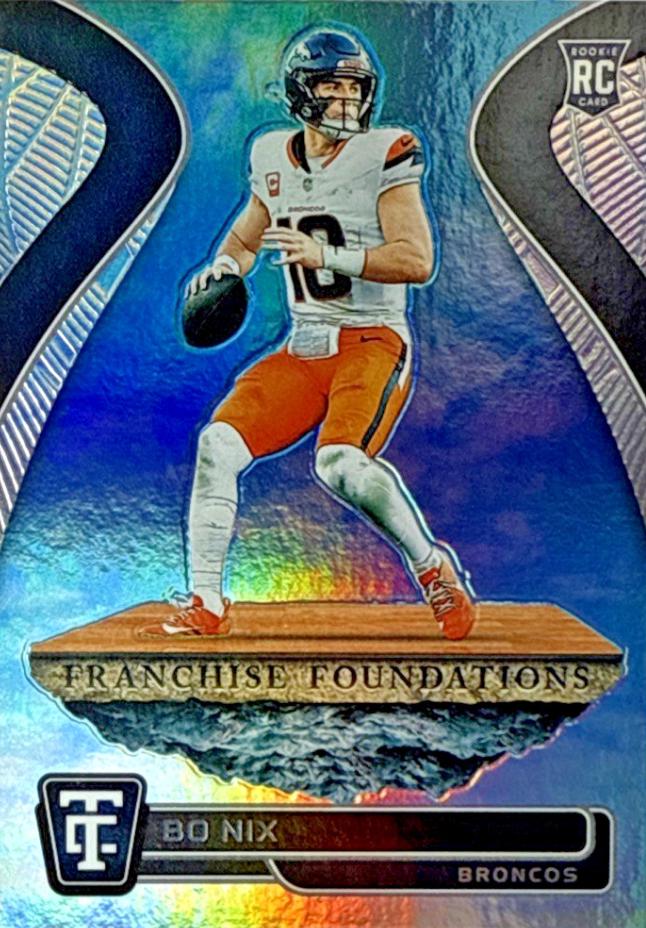 2024 Panini Totally Certified Franchise Foundations Bo Nix #15 card