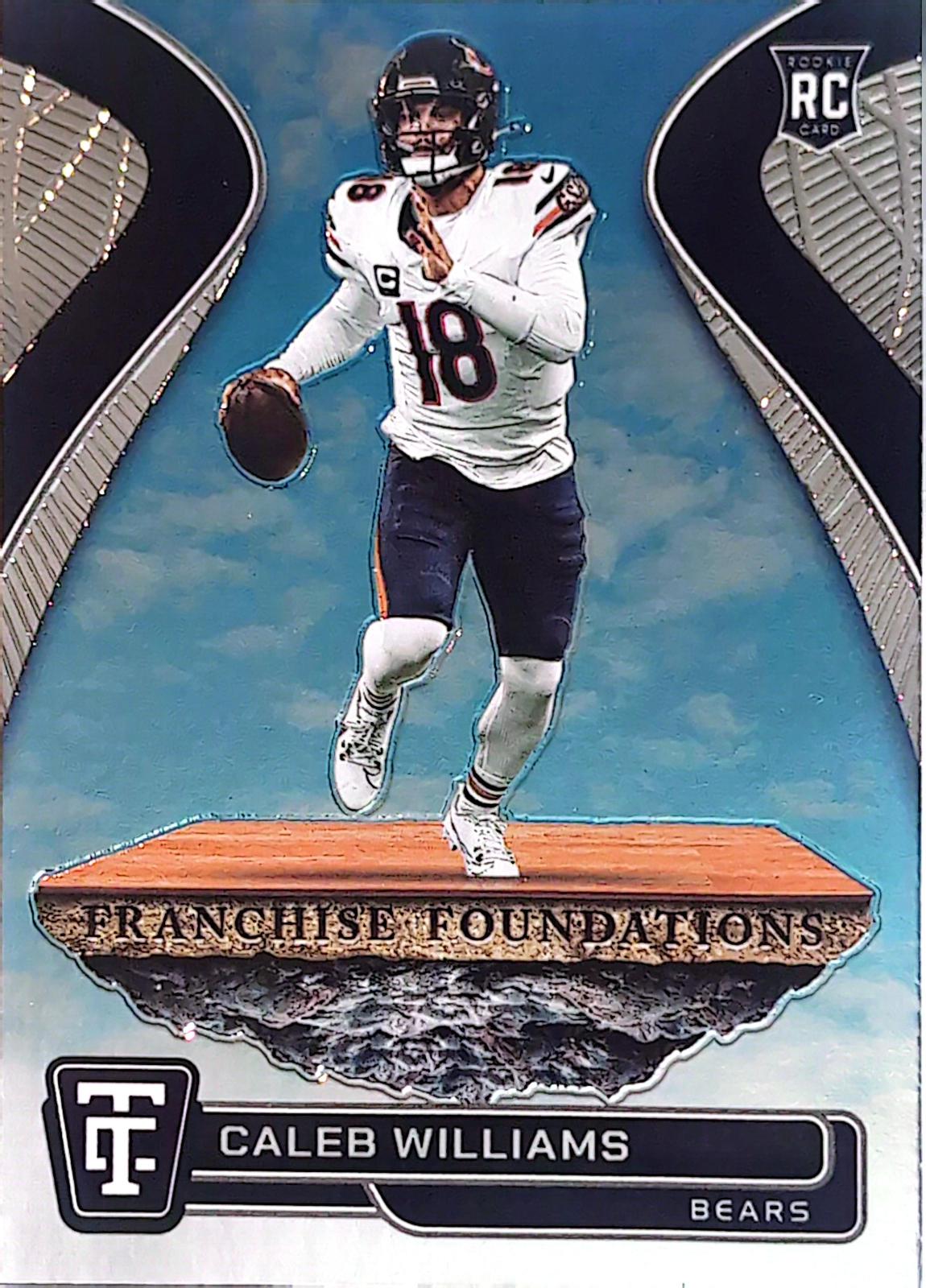 2024 Panini Totally Certified Franchise Foundations Caleb Williams [Mirror] #1 card