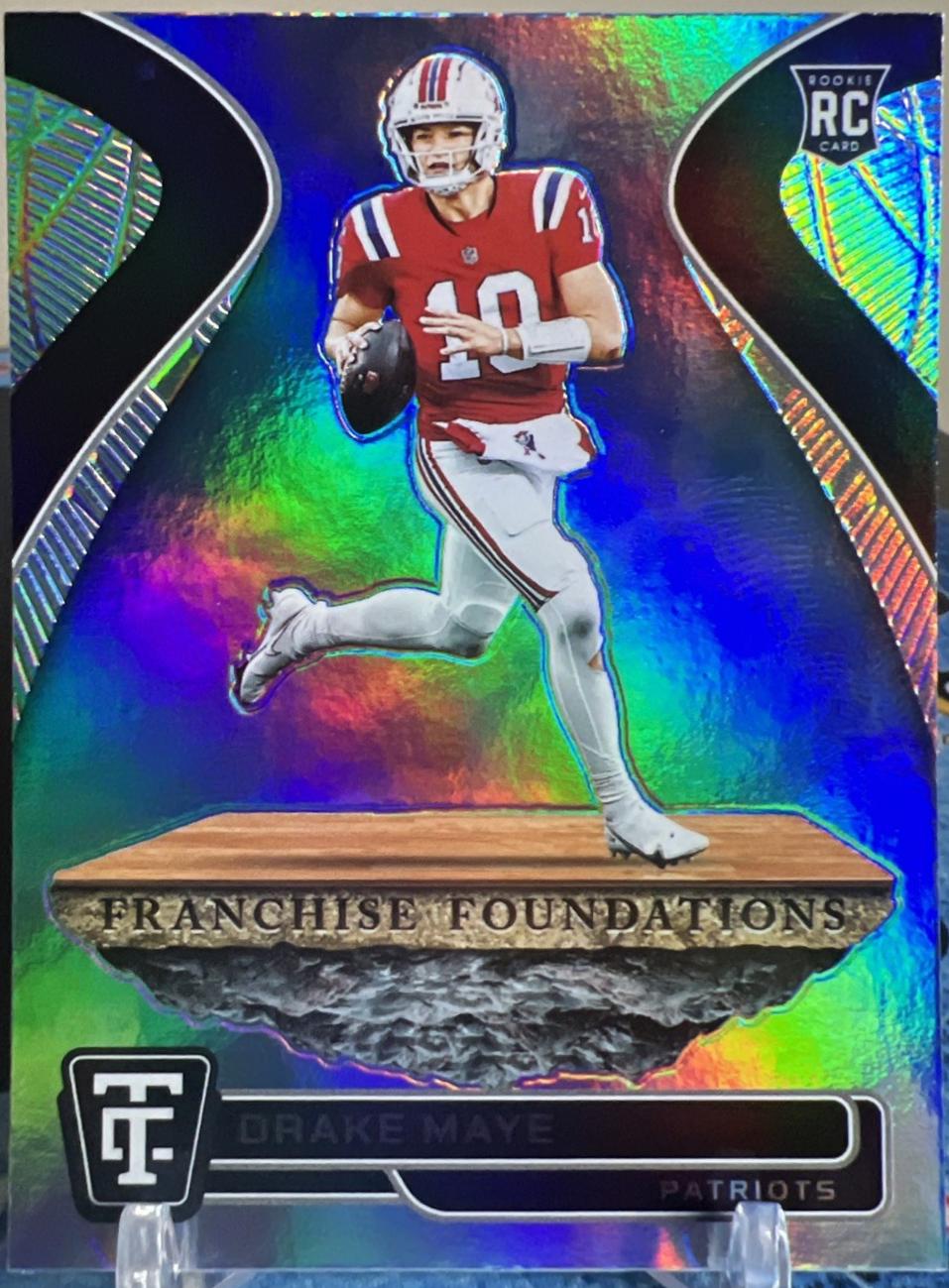 2024 Panini Totally Certified Franchise Foundations Drake Maye #16 card