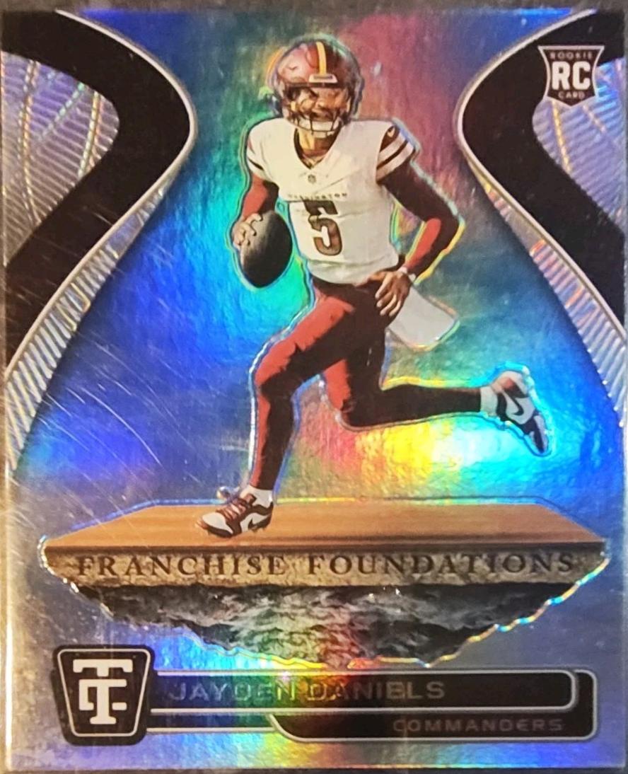 2024 Panini Totally Certified Franchise Foundations Jayden Daniels #20 card