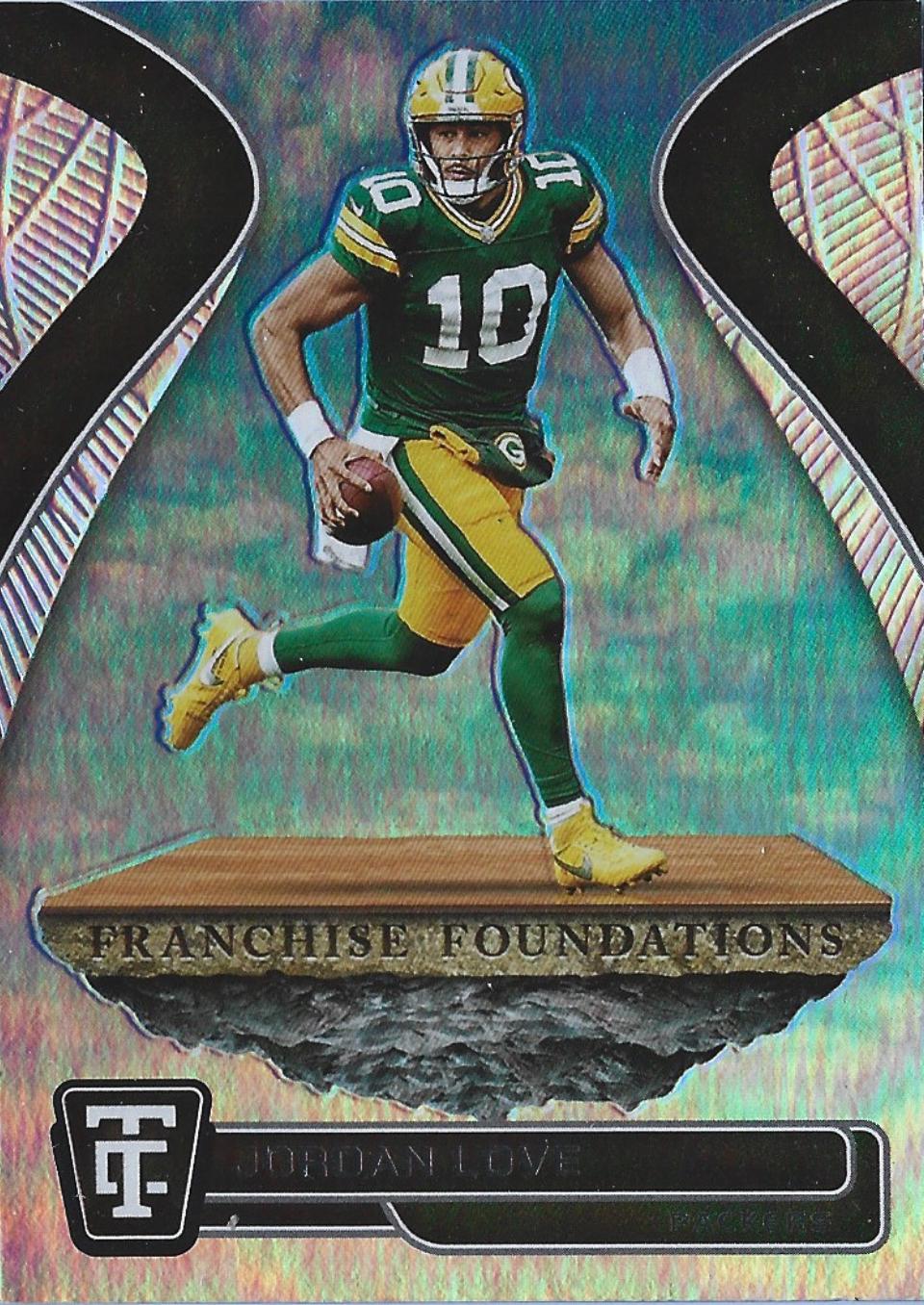 2024 Panini Totally Certified Franchise Foundations Jordan Love #22 card