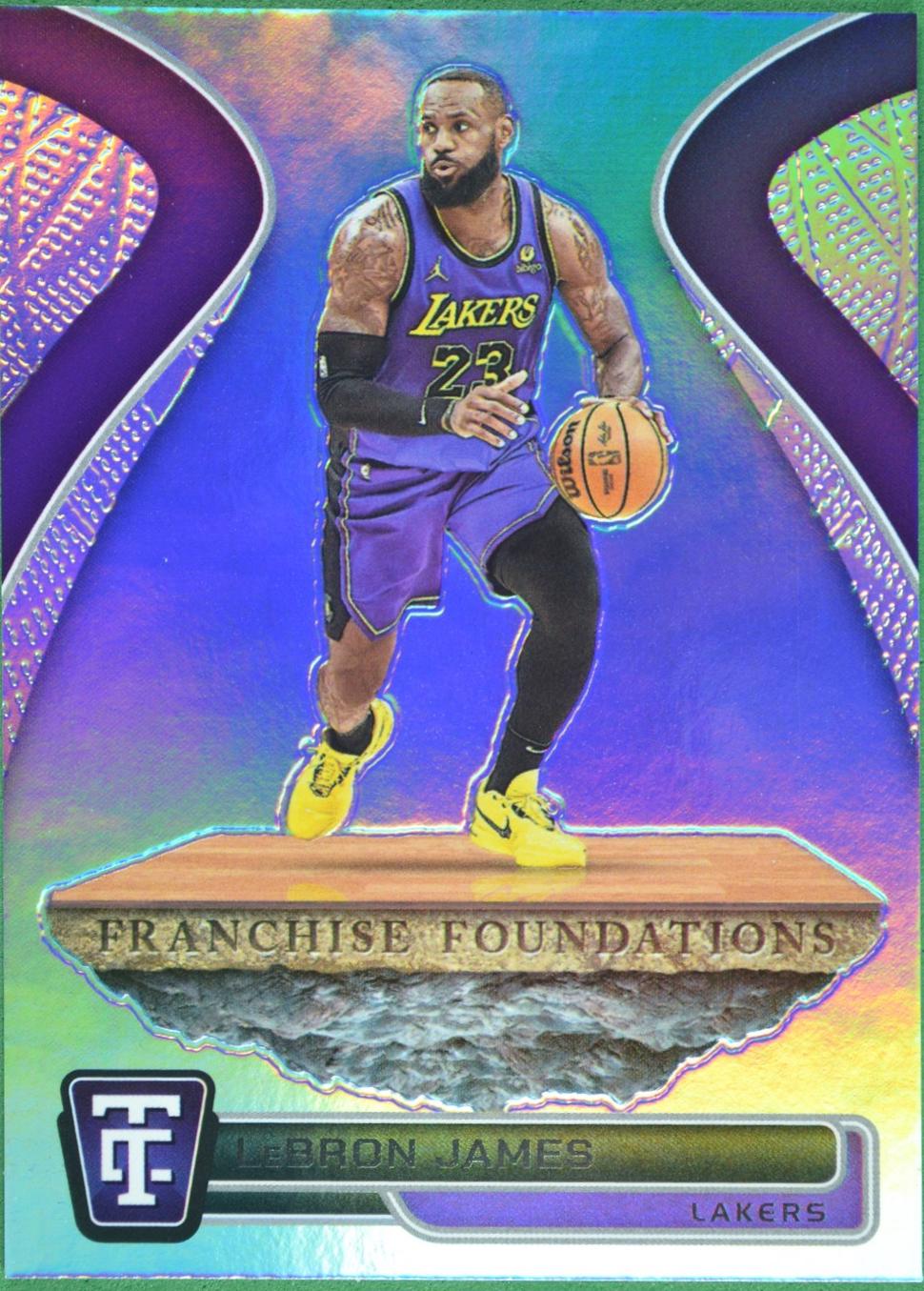 2024 Panini Totally Certified Franchise Foundations LeBron James [Mirror] #20 card