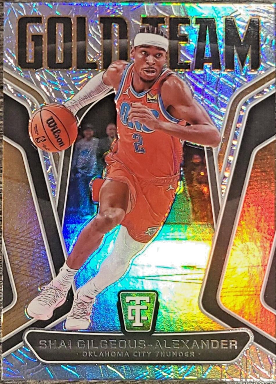 2024 Panini Totally Certified Gold Team Shai Gilgeous-Alexander #20 card