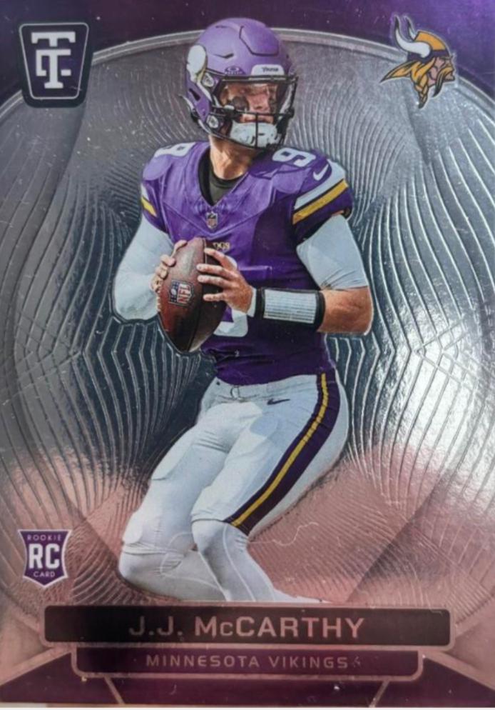 2024 Panini Totally Certified J.J. McCarthy [Mirror] #127 card