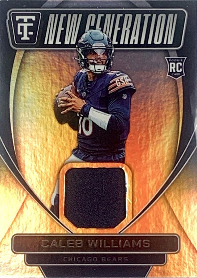 2024 Panini Totally Certified New Generation Jersey Caleb Williams #1 card