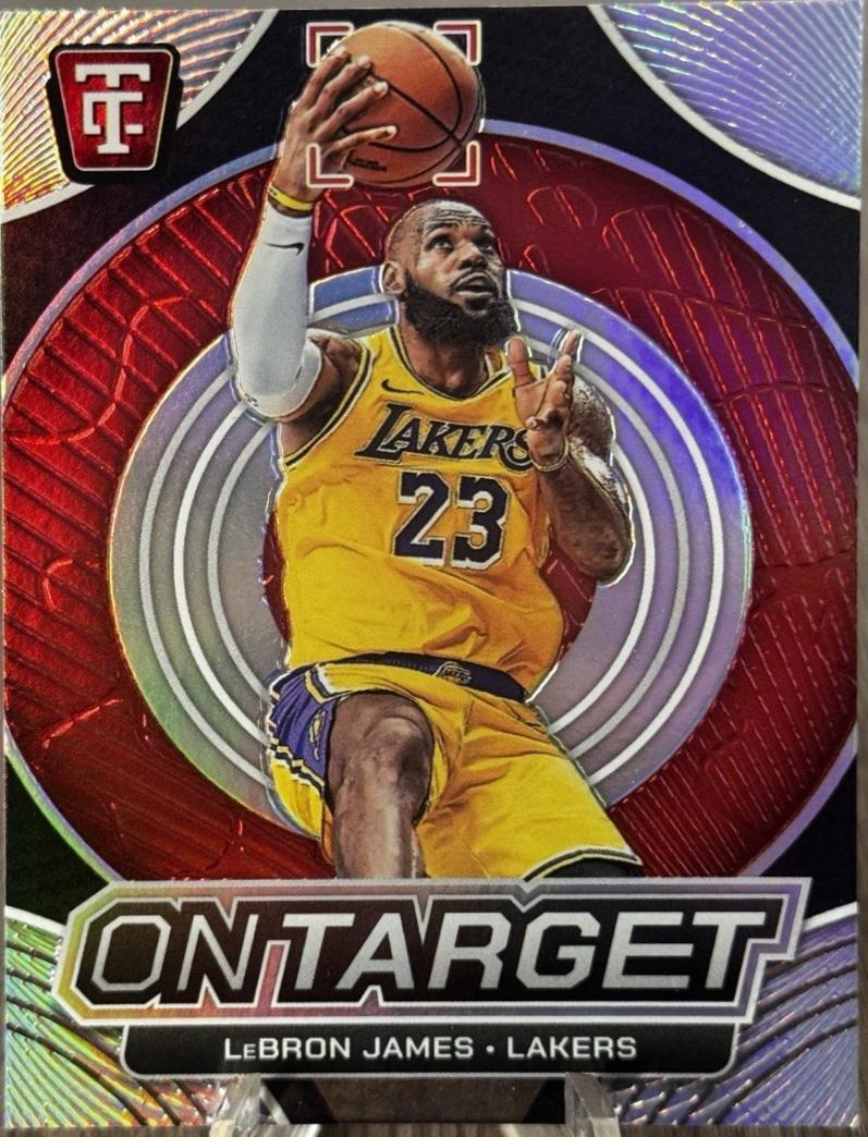 2024 Panini Totally Certified On Target LeBron James #10 card