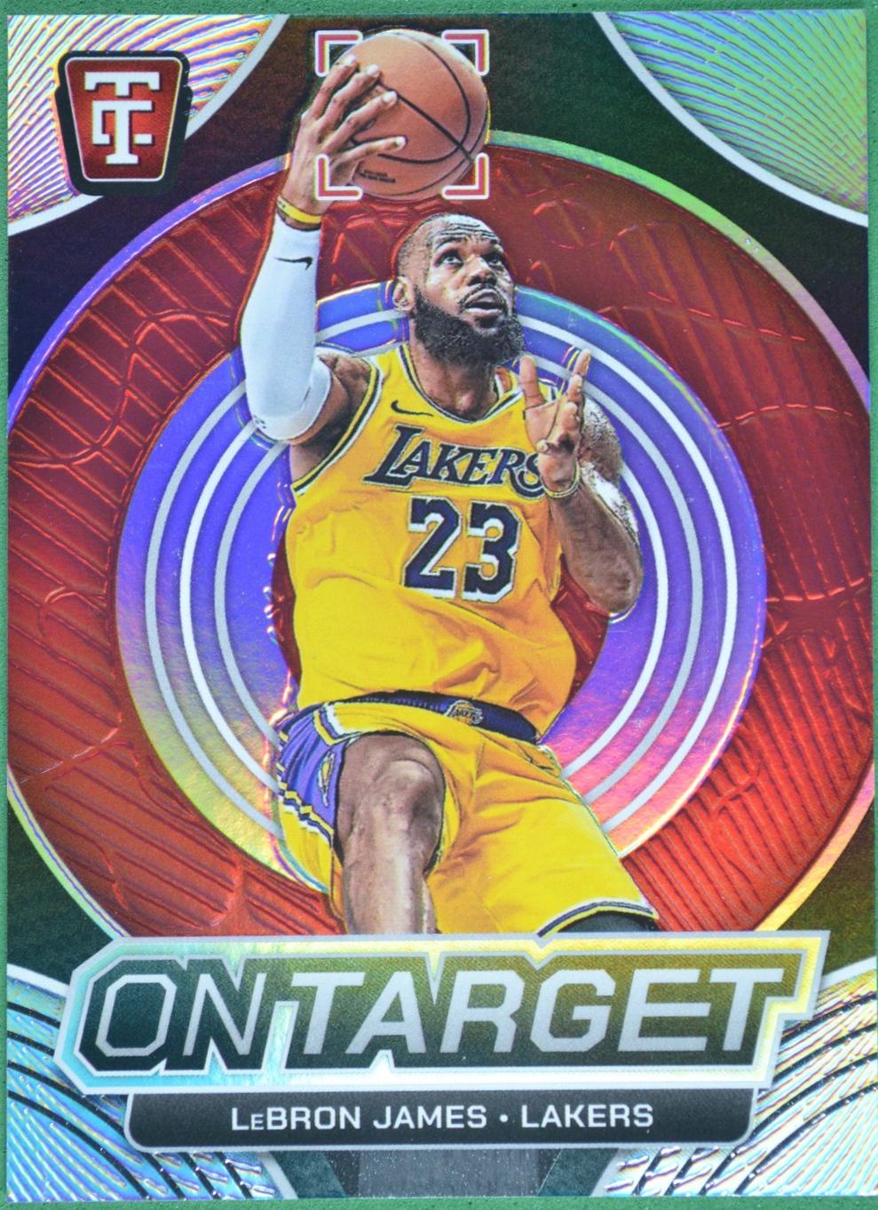 2024 Panini Totally Certified On Target LeBron James [Mirror] #10 card