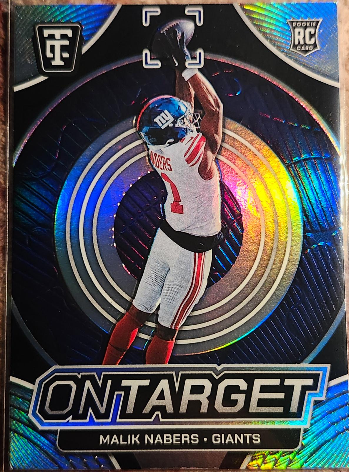 2024 Panini Totally Certified On Target Malik Nabers #4 card