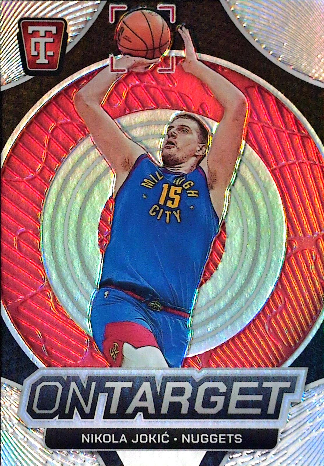 2024 Panini Totally Certified On Target Nikola Jokic #17 card