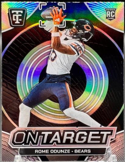 2024 Panini Totally Certified On Target Rome Odunze [Mirror] #1 card