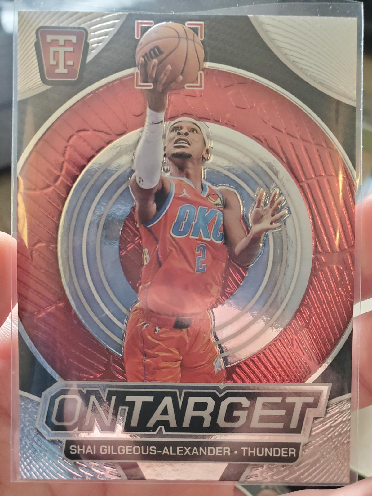 2024 Panini Totally Certified On Target Shai Gilgeous-Alexander [Mirror] #14 card