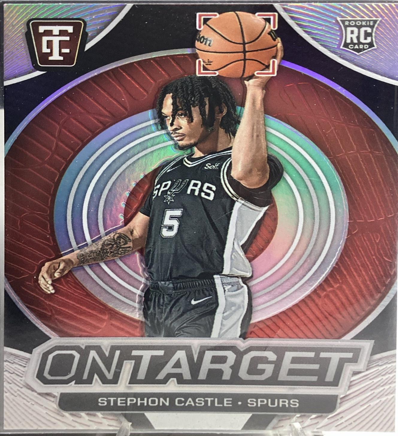 2024 Panini Totally Certified On Target Stephon Castle #24 card