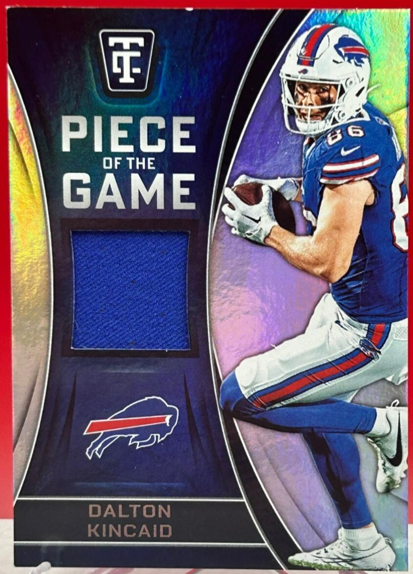 2024 Panini Totally Certified Piece of the Game Dalton Kincaid #6 card