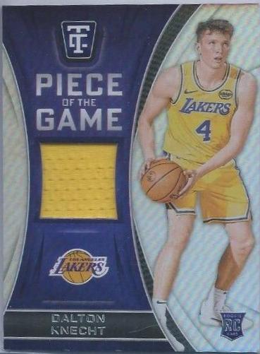 2024 Panini Totally Certified Piece of the Game Dalton Knecht #POG-DLK card