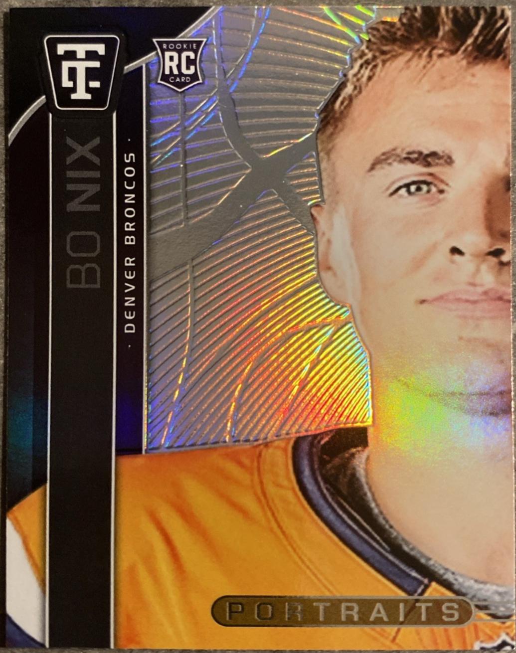 2024 Panini Totally Certified Portraits Bo Nix [Mirror] #2 card