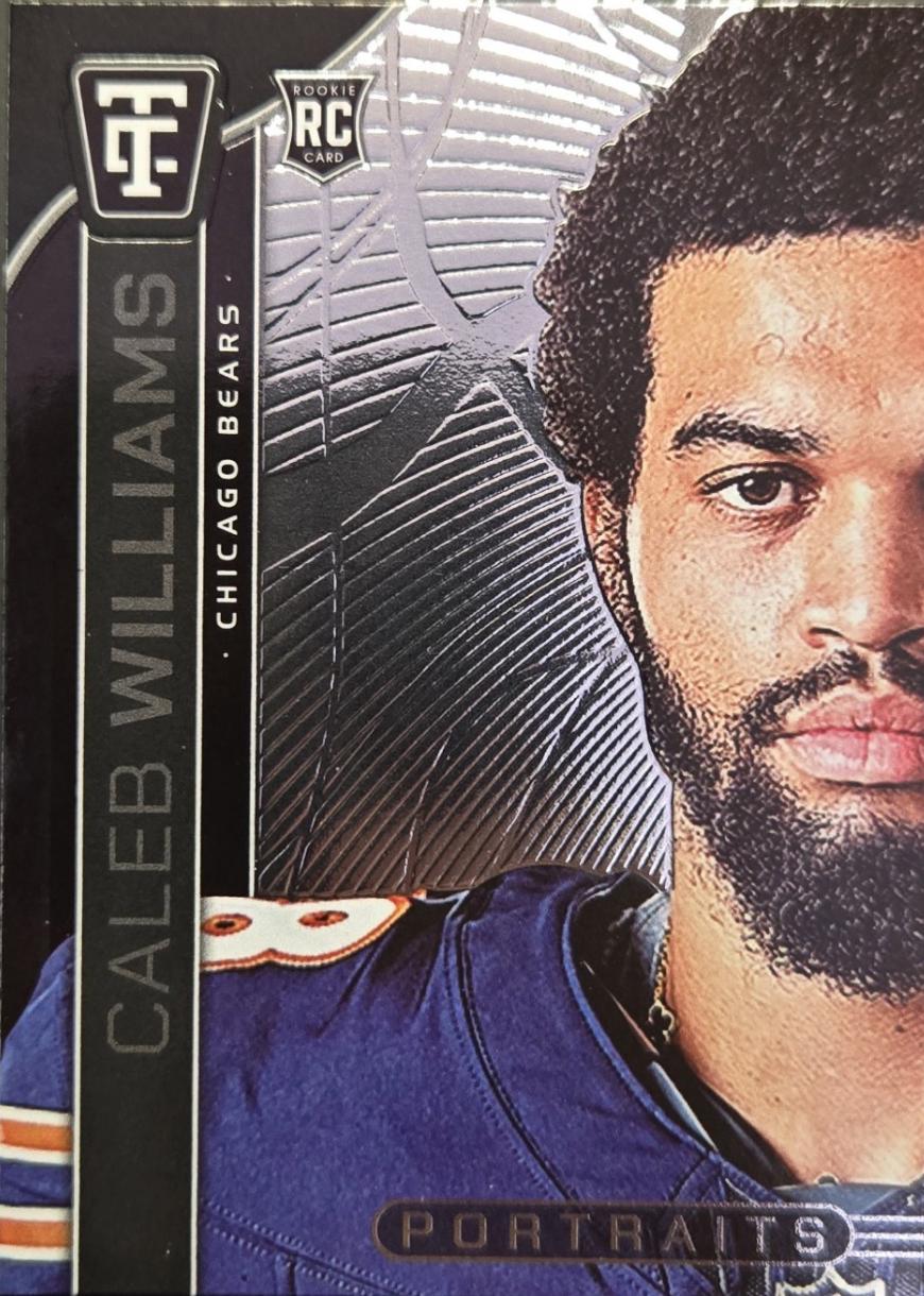 2024 Panini Totally Certified Portraits Caleb Williams #4 card