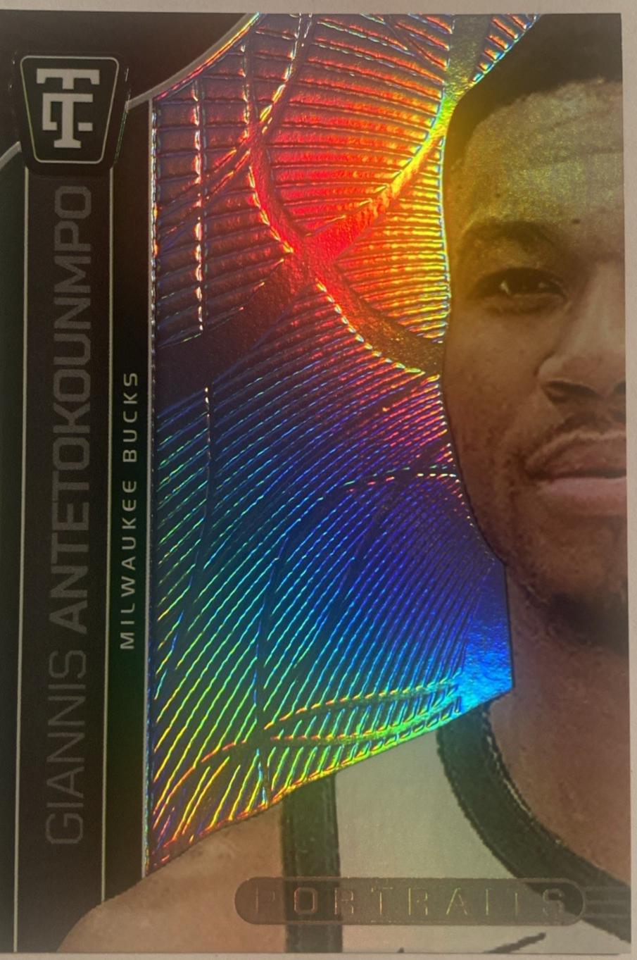 2024 Panini Totally Certified Portraits Giannis Antetokounmpo [Mirror] #6 card