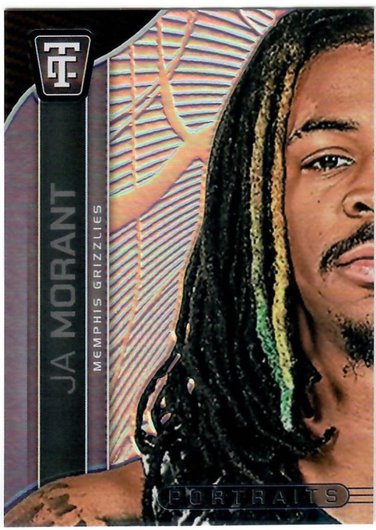 2024 Panini Totally Certified Portraits Ja Morant [Mirror] #25 card