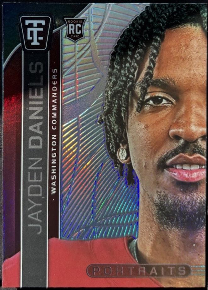 2024 Panini Totally Certified Portraits Jayden Daniels #1 card