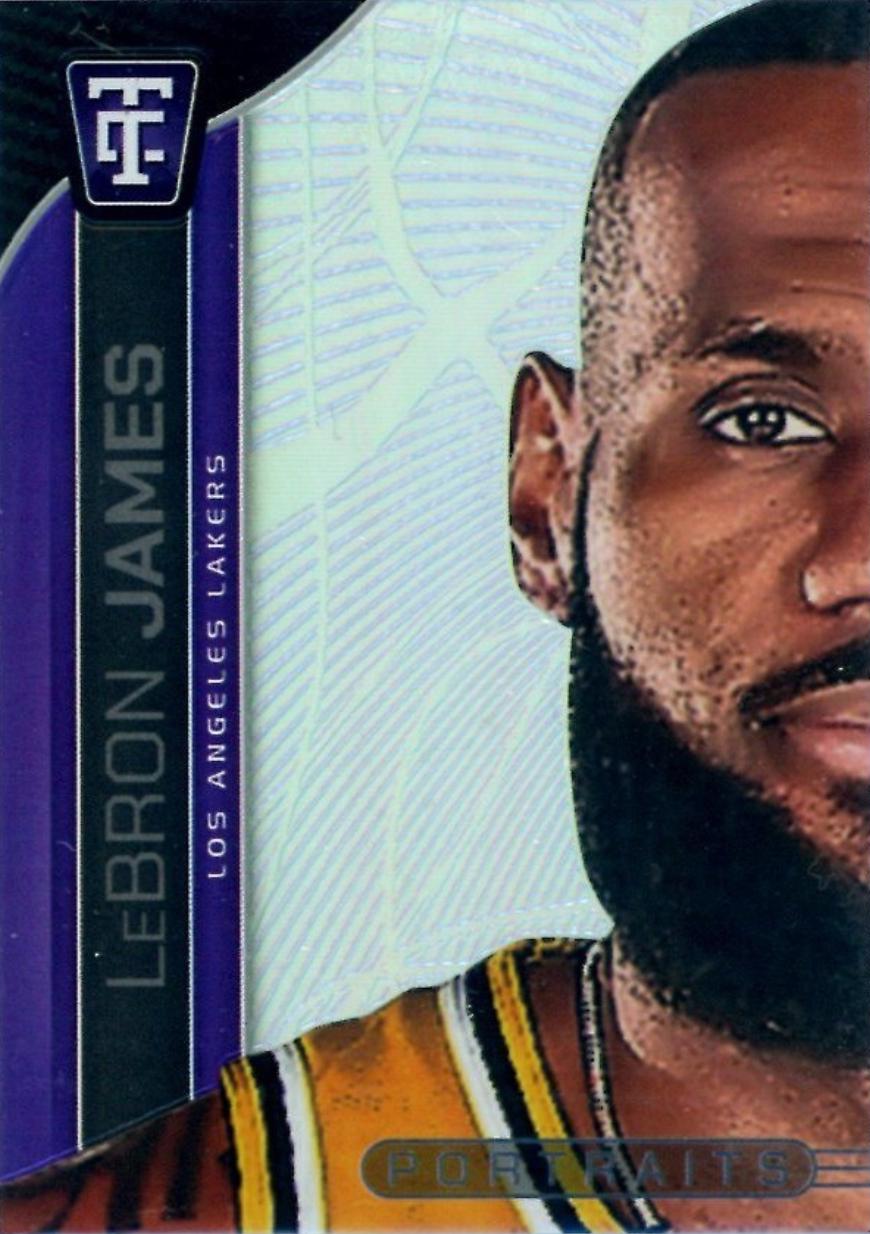 2024 Panini Totally Certified Portraits LeBron James #9 card