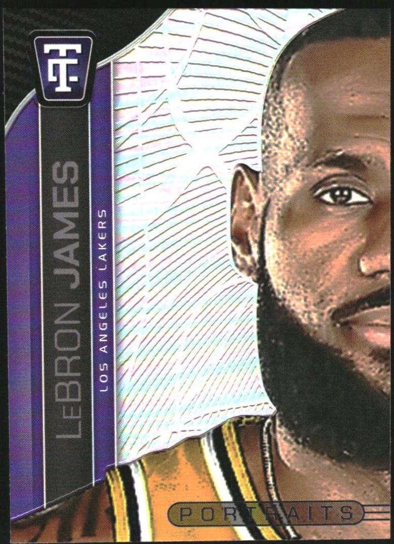 2024 Panini Totally Certified Portraits LeBron James [Mirror] #9 card